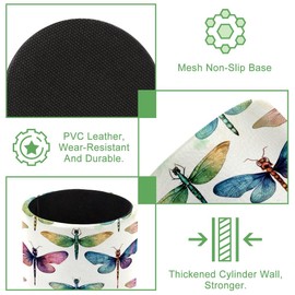 EUYJKMSXC Pen Holder & Pen Cup, Dragonfly Pencil Holder for Desk, Makeup Brushes Case Box, Pencil Storage Organizer, Stationery Supplies