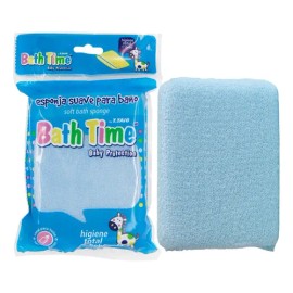 Esponja Con Tela Extra Suave Para El Baño De Bebe Bath Time                                                                                           