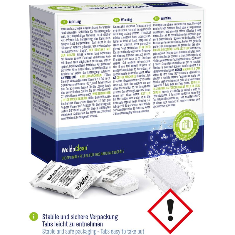 Descaler tablets for kettle and Iron 15x 16g - universal