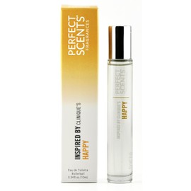 Perfect Scents, Inspired by Clinique's Happy, Rollerball, Women’s Eau de Toilette, Vegan, Paraben Free, Phthalate Free, Never Tested on Animals, 0.34 Fl Oz