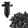 CarBole 100 pieces car mounting clips, 10 mm, universal door