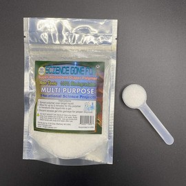 Science Gone Fun 50 Grams Sodium Polyacrylate Superabsorbent Diaper Polymer