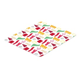 Bonamaison, Rechteck Pop Art Digital Bedruckt Mauspad, rutschfeste Unterseite, für Büro und Zuhause, Größe: 22x18 cm