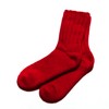 Dachstein Woolwear Warm Wool Austrian Socks, Shoe Size 9, Red