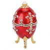 Shiny Diamonds Easter Egg Metal Crafts Home Desktop Decor Jewelry