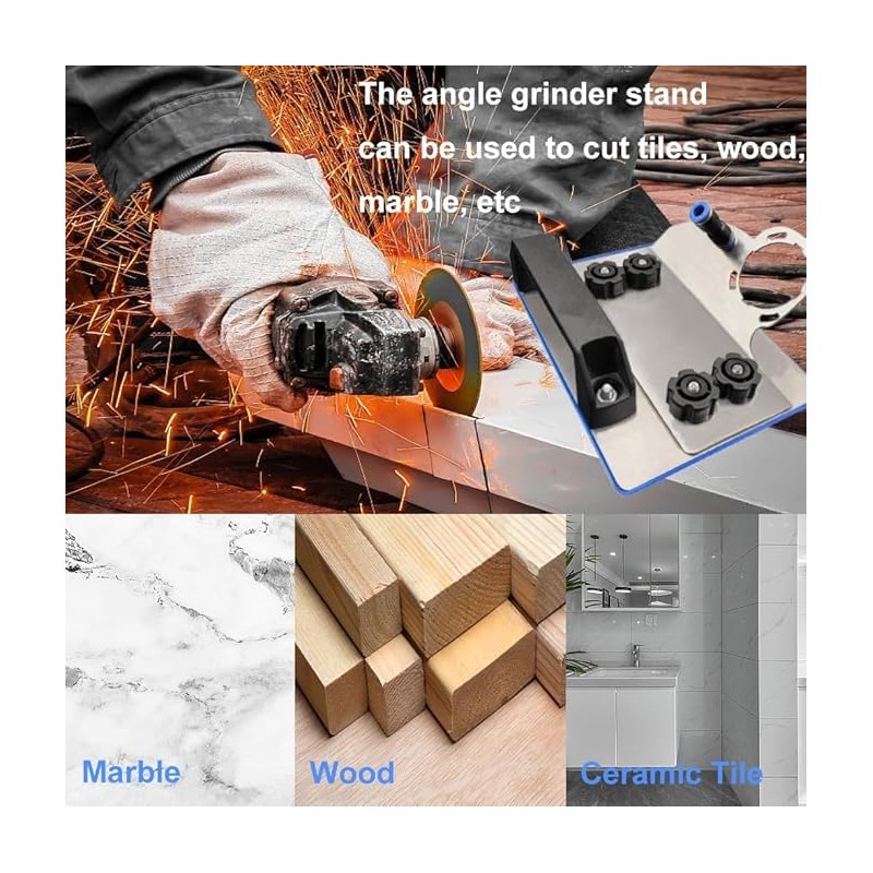 LALOCAPEYO Angle Grinder Stand Grinder Holder,100 Angle Grinder Tile Chamfering