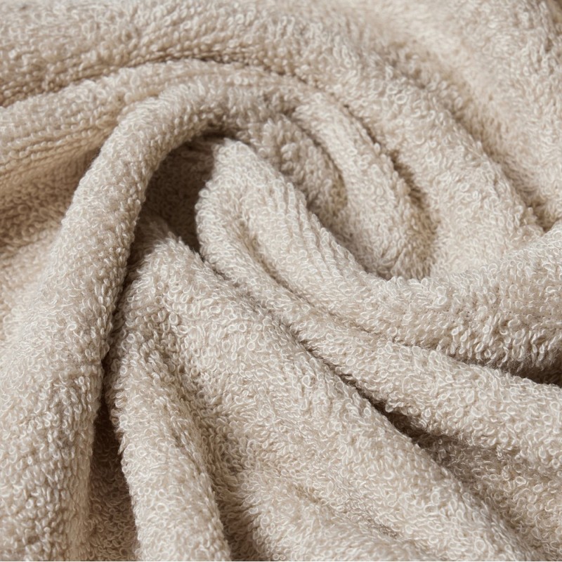 JAJU [JAJU] Quick-Drying Bamboo Face Towel 10pcs 35x75cm White, Beige