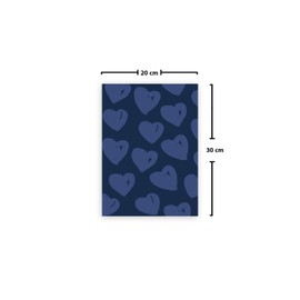 Le Jardin du Lin Printed Cotton Bags with Drawstring, Shopping Bag, Fabric Bag, Fabric Bag, Vegetable Bag, Reusable, Environmentally Friendly, Multipurpose, Foldable, Size: 20 x 30 cm