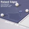 SAPID Raised Edges 32"x24" Extra Large Silicone Mat, Rolled-Up Silicone