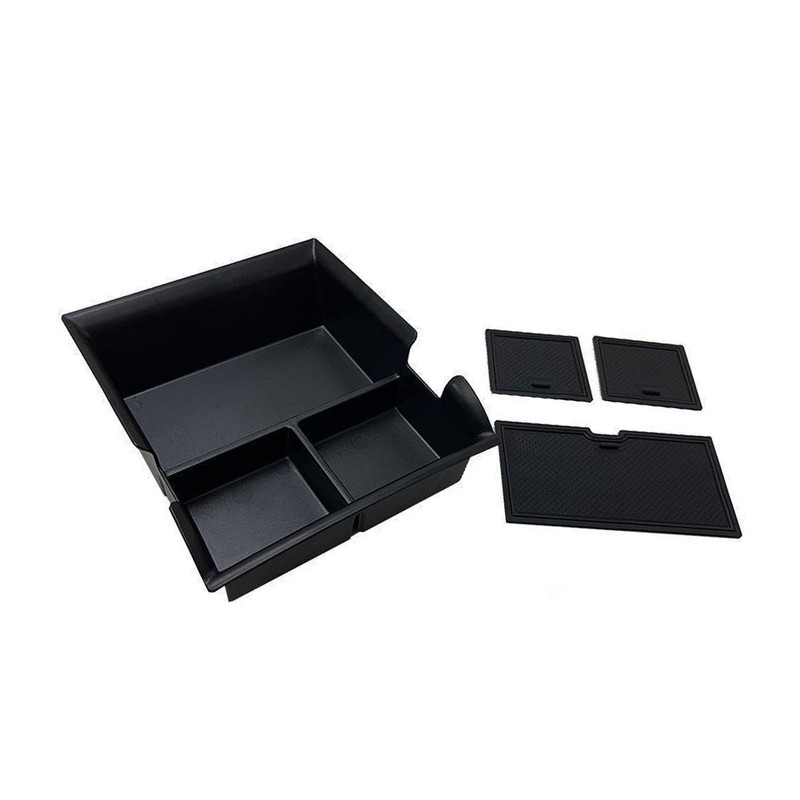 Center Console Organizer Tray Compartment Design Waterproof Armrest Storage Box