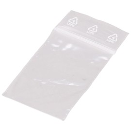 1000 x 50 my, 50 x 70 mm LDPE Clear Ziplock Bags
