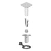 MAGMA Products, T10-326 Single Locking Flush Deck Socket Mount, Multi,