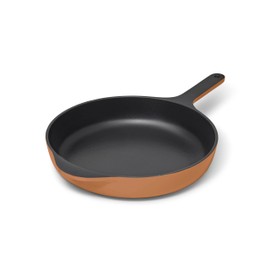 Caraway Cast Iron Skillet - 10.5” Enameled Cast Iron Pan With 3 Layer Enamel Coating - No Seasoning Required - Compatible With All Stovetops - Free From Forever Chemicals - Rust