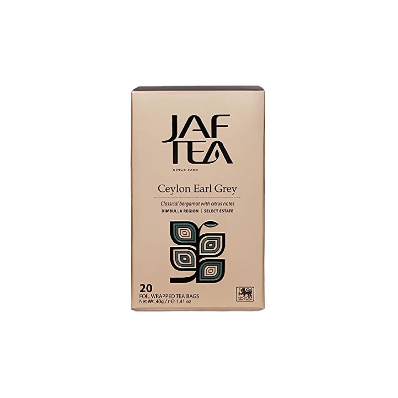 Ceylon Family JAFTEA Classic Gold Earl Grey 20P x 4