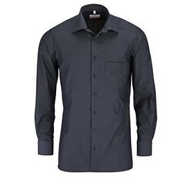 MARVELIS Comfort Fit Shirt Long Sleeves New Kent Collar Plain - 42