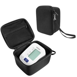 Home Blood Pressure Monitor Portable Storage Hard Case Compatible with Smart Upper Arm Blood Pressure Monitor,Digital Wrist Blood Pressure Monitor Travel Carrying Storage Bag with Handle(Case Only)