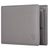 VON HEESEN Men's Leather Wallet with RFID Protection - Genuine