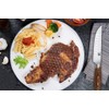 MSY BIGSUNNY Steak Knife Set, 4-Piece, German Steel 5-Inch Blade,