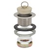 EZ-FLO 30041 Stainless Steel Tray Stopper Strainer for Bathtub or