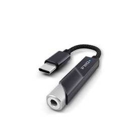 FiiO KA11 Type-C Silver Black 【Ships from Official Japanese Store with Serial Number】USB DAC Amplifier Portable Headphone Earphone Earbud (Black)