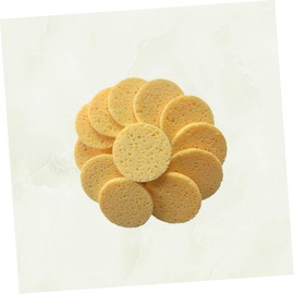 Baluue 20pcs Skin-friendly Makeup Cotton Sponge Pads Round Premium Cleansing and Makeup Remover Puff for Daily Facial Care Gentle Exfoliation and Deep Cleanse