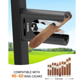 FASON Magnetic Cigar Holder for Golf Cart – Aluminum Alloy Golf Cigar Clip | Cigar & Golf Cart Accessories for Men & Women