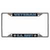 navy veteran military seal emblem logo chrome license plate frame usa made