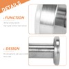 OUZHOU 4 Pack Suction Hooks, No Drill Hooks Stainless Steel