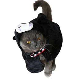ChoChoCho Spirited Away No Face Man Kaonashi Capa disfraz de mascota cosplay disfraz de Halloween para perro gato cachorro