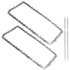 Hoypeyfiy 2Pcs 8 Inch Mini Chainsaw Chain, 043" Gauge 1/4"