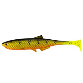 LMAB Bleak Shad 6 cm, 9 cm, 12 cm, 15 cm, 18 cm KÖFI – Rubber Fish Fishing Lure – Rubber Bait for Zander, Perch, Pike & Trout – Zander Bait, Pike Bait – Artificial Bait (9 cm, Natural Perch)