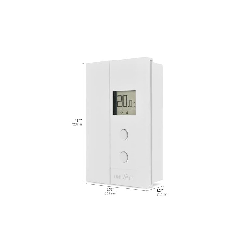 Uniwatt by Stelpro Non-Programmable Electronic Thermostat for Baseboards and Convectors,