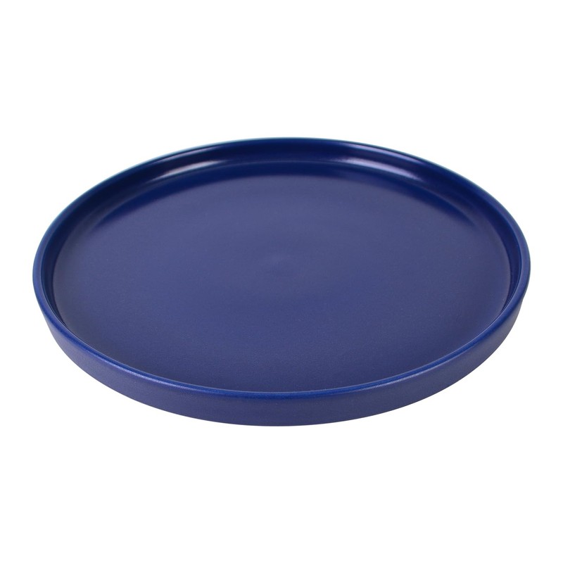 222 Fifth Kaden 12-Piece Blue Porcelain Dinnerware Set – Service