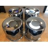 Vision QTY (4) CHROME 8 LUG CENTER CAPS 5.15" DIAMETER