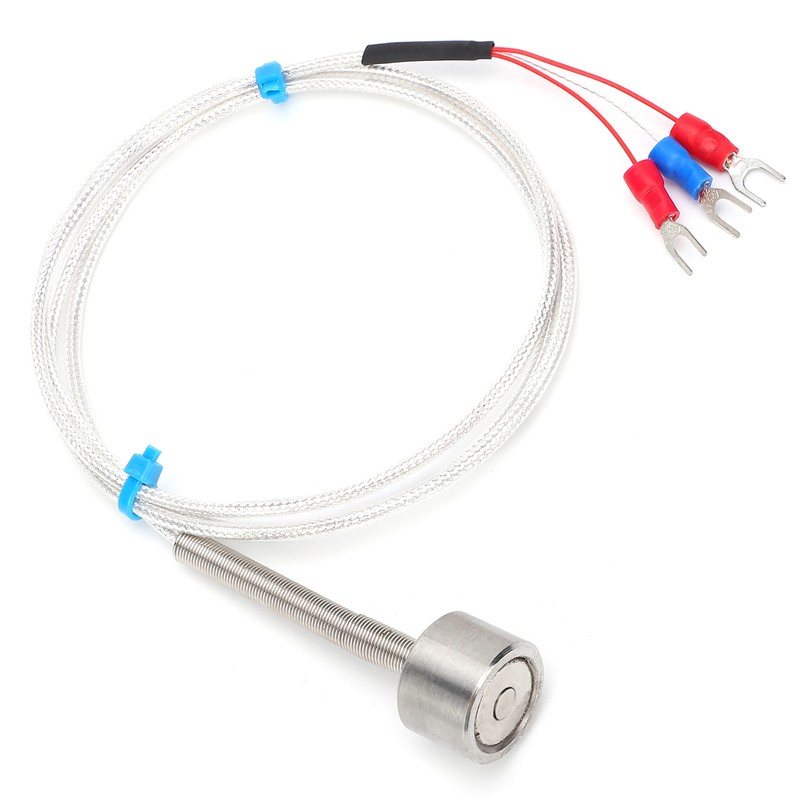 PT100 Magnetic Temperature Sensor Waterproof Adsorption Thermistor -60 to +150℃(5meters