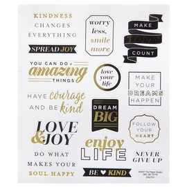 Stickablities 2 Sheets Inspirational Words & Phrases Stickers Papercraft Planner Journal Faith