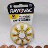Rayovac #10 Hearing Aid Batteries 8 Pack NEW Size 10