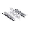 Amber Home 20 Pack Heavy Duty Metal Pants Skirt Hangers,