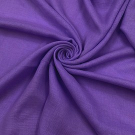 woogwin Women's Cotton Scarves Lady Light Soft Fashion Solid Scarf Wrap Shawl(Dark Purple)