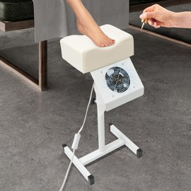 WUPYI Pedicure Manicure Footrest with Vacuum Cleaner,Foot Massage Manicure Nail Stool Stand,Height Adjustable Footstool Chair for Spa Salon Beauty Tattoo