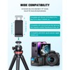 CIRYCASE Phone Tripod, Flexible Mini Selfie Stick Tripod with Wireless