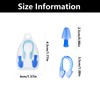 3 PCS Swimming Nose Plugs Clip Adult, Nose Clip Earplugs,for