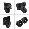 Odorkle 2Pcs/Set Wheels, PVC Luggage Wheel Suitcase Caster Wheels with