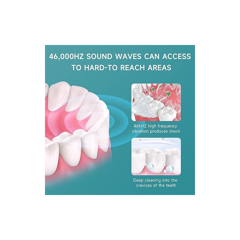 46kHz Ultrasonic Cleaner Machine Pro for Retainer, Dentures, Mouth Guard,