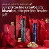 David's Cookies Cranberry Pistachio Biscuits 2-Pack - Gourmet Snacks &