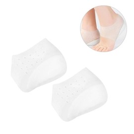 Height Increase Heels Cushion Insole Invisible Silicone Shoe Lift Heel Pads - Size: men