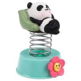 CHILDWEET Panda Car Dashboard Bobblehead Cute Panda Figurine for Car Interior Office Home Decoration Durable and Fun Desktop Animal Statue