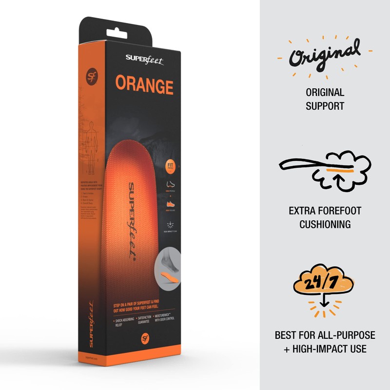[Superfeet] インソール ORANGE ORANGE C(23.0～25.0cm）