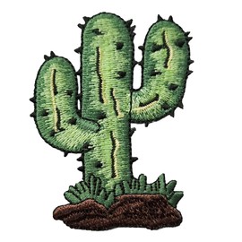 Cactus Embroidery Iron on Patches Flower Patch Cartoon Patch Backpack Patch Camping Hiking Trail Traveler Patch