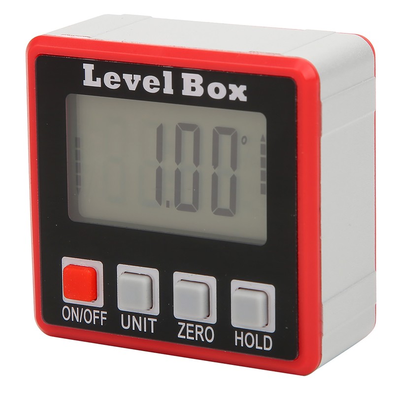 Digital Display Angle Meter Measurement Tool Automatic Backlight 4 Button